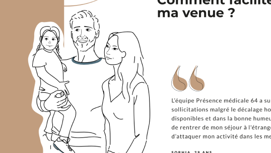 Focus sur une page du site web